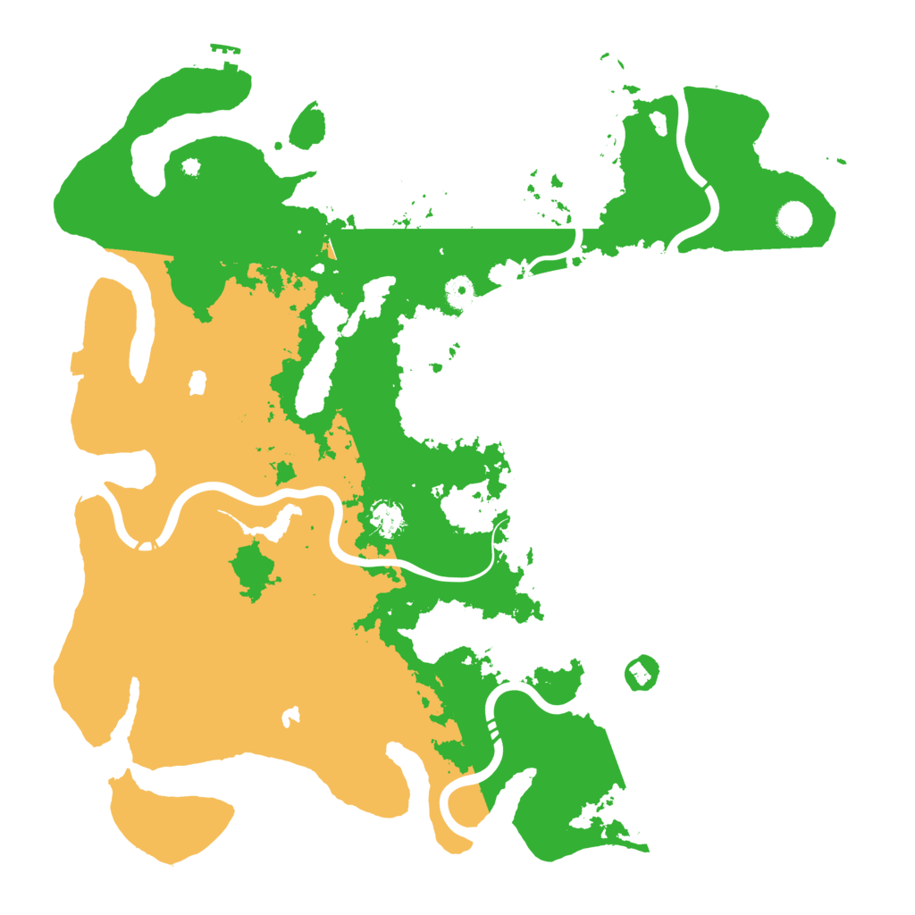 Biome Rust Map: Procedural Map, Size: 4550, Seed: 661089662