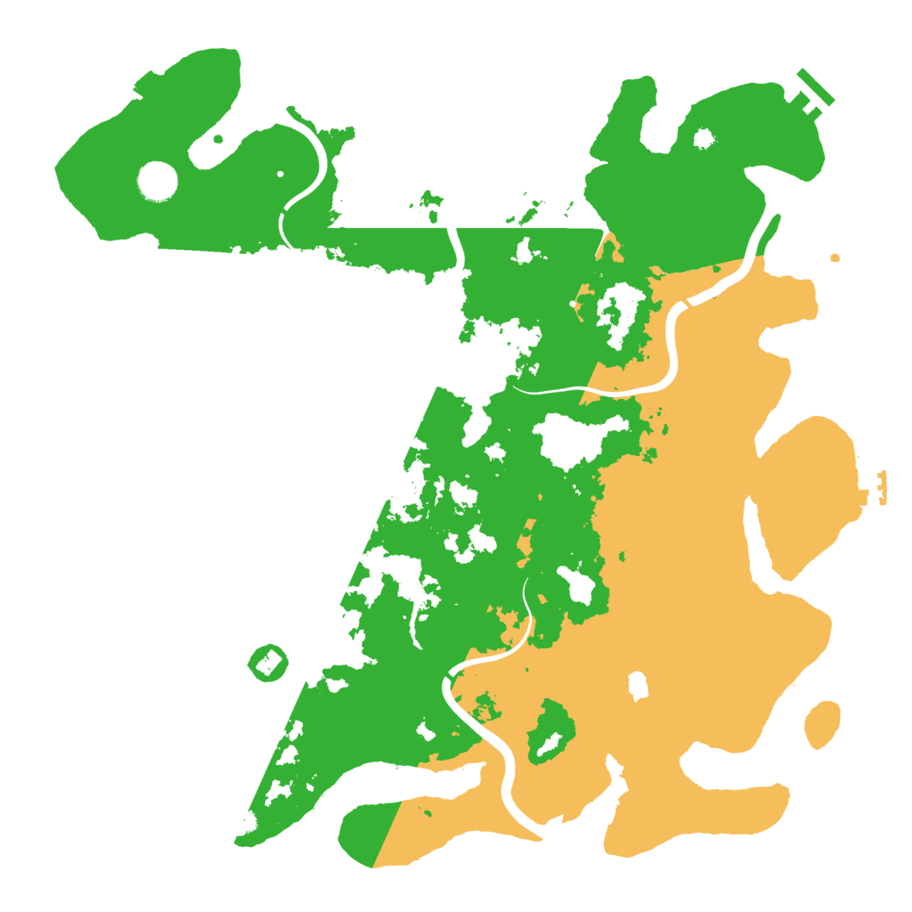 Biome Rust Map: Procedural Map, Size: 4000, Seed: 829529998