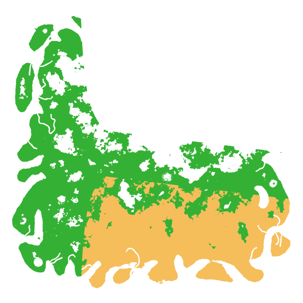 Biome Rust Map: Procedural Map, Size: 6000, Seed: 2456