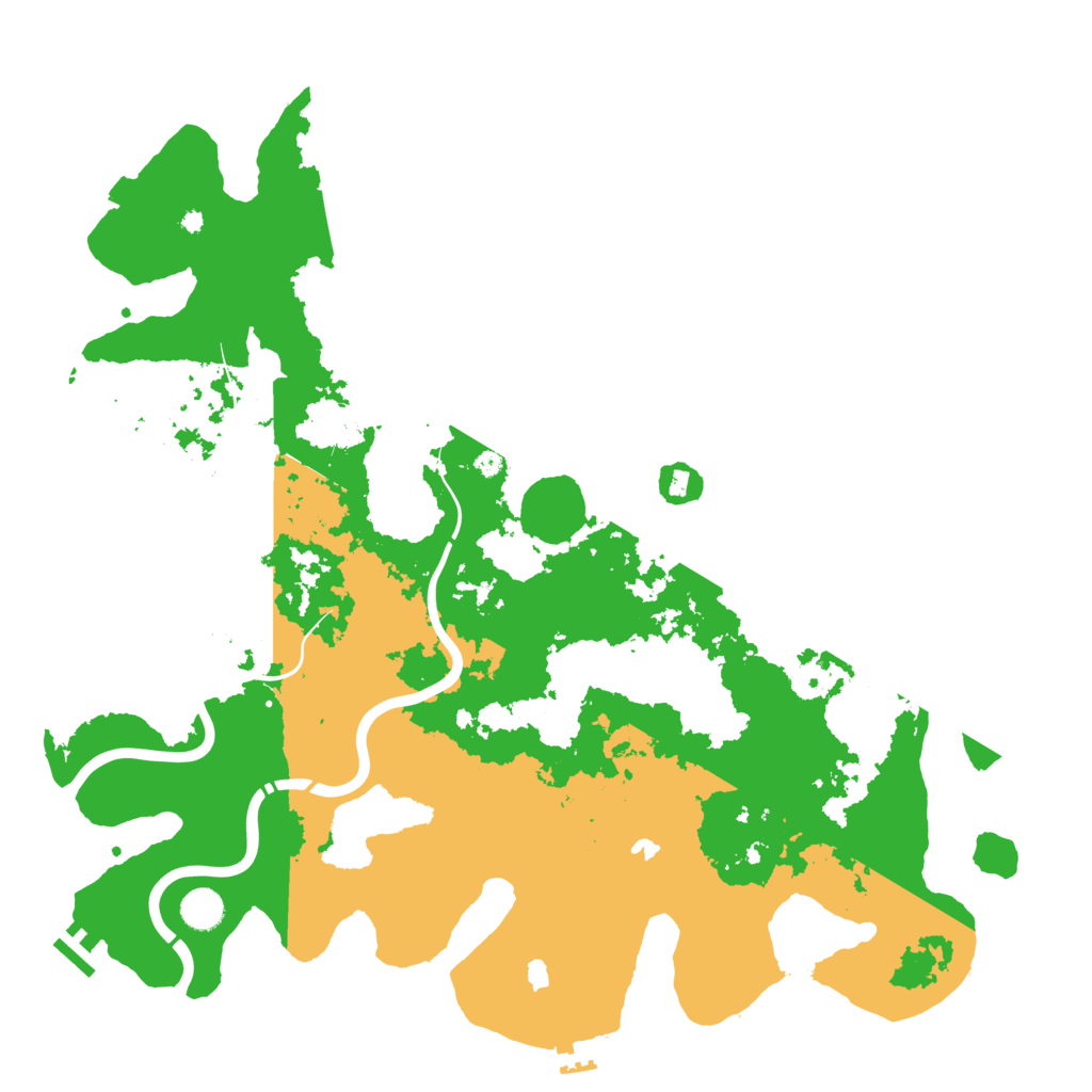 Biome Rust Map: Procedural Map, Size: 4500, Seed: 10501