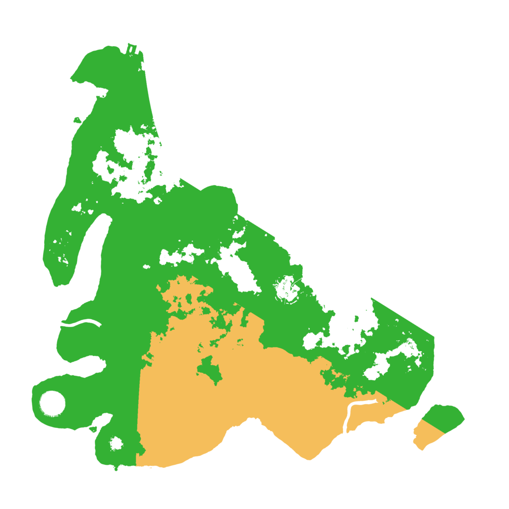 Biome Rust Map: Procedural Map, Size: 3500, Seed: 2103218251