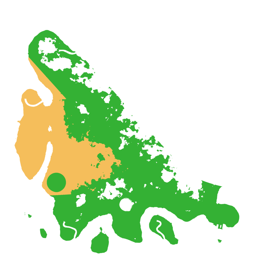 Biome Rust Map: Procedural Map, Size: 3700, Seed: 1867853514