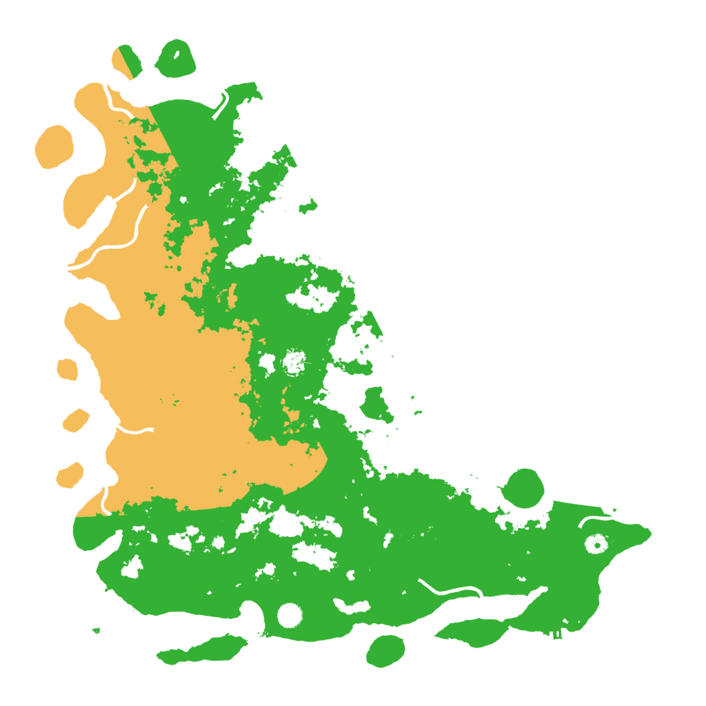 Biome Rust Map: Procedural Map, Size: 5000, Seed: 1748775682