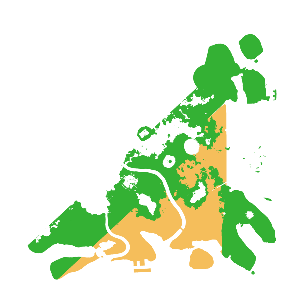 Biome Rust Map: Procedural Map, Size: 3600, Seed: 819870165