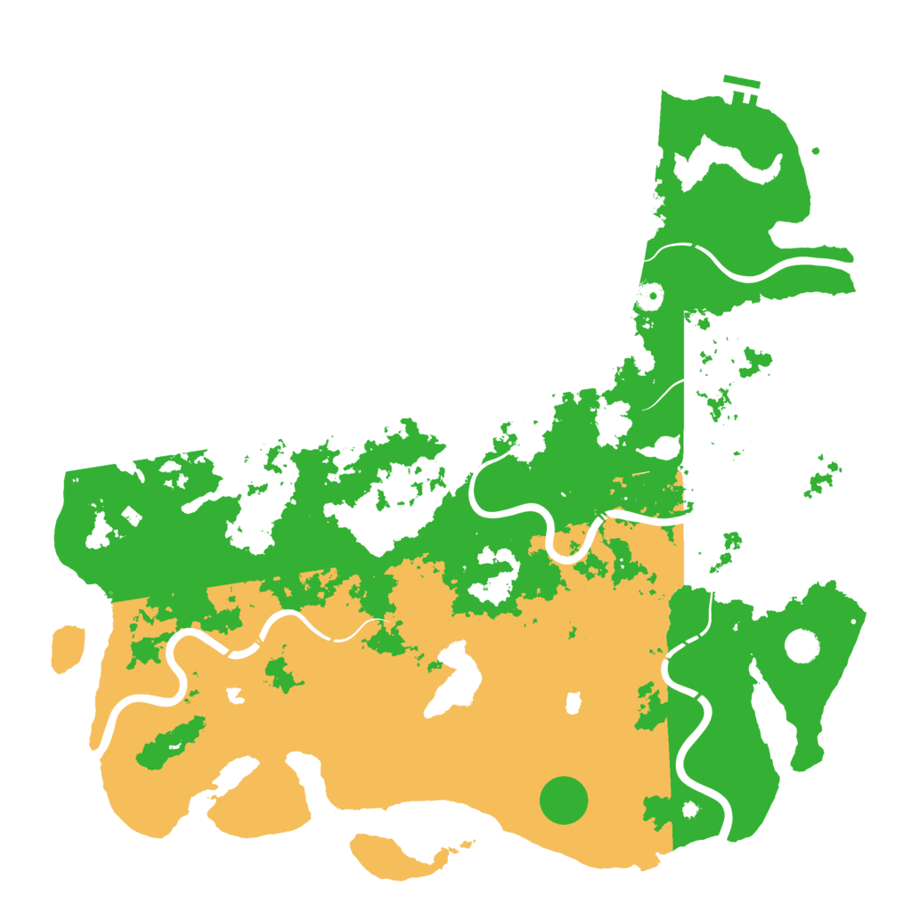 Biome Rust Map: Procedural Map, Size: 5000, Seed: 2054093696