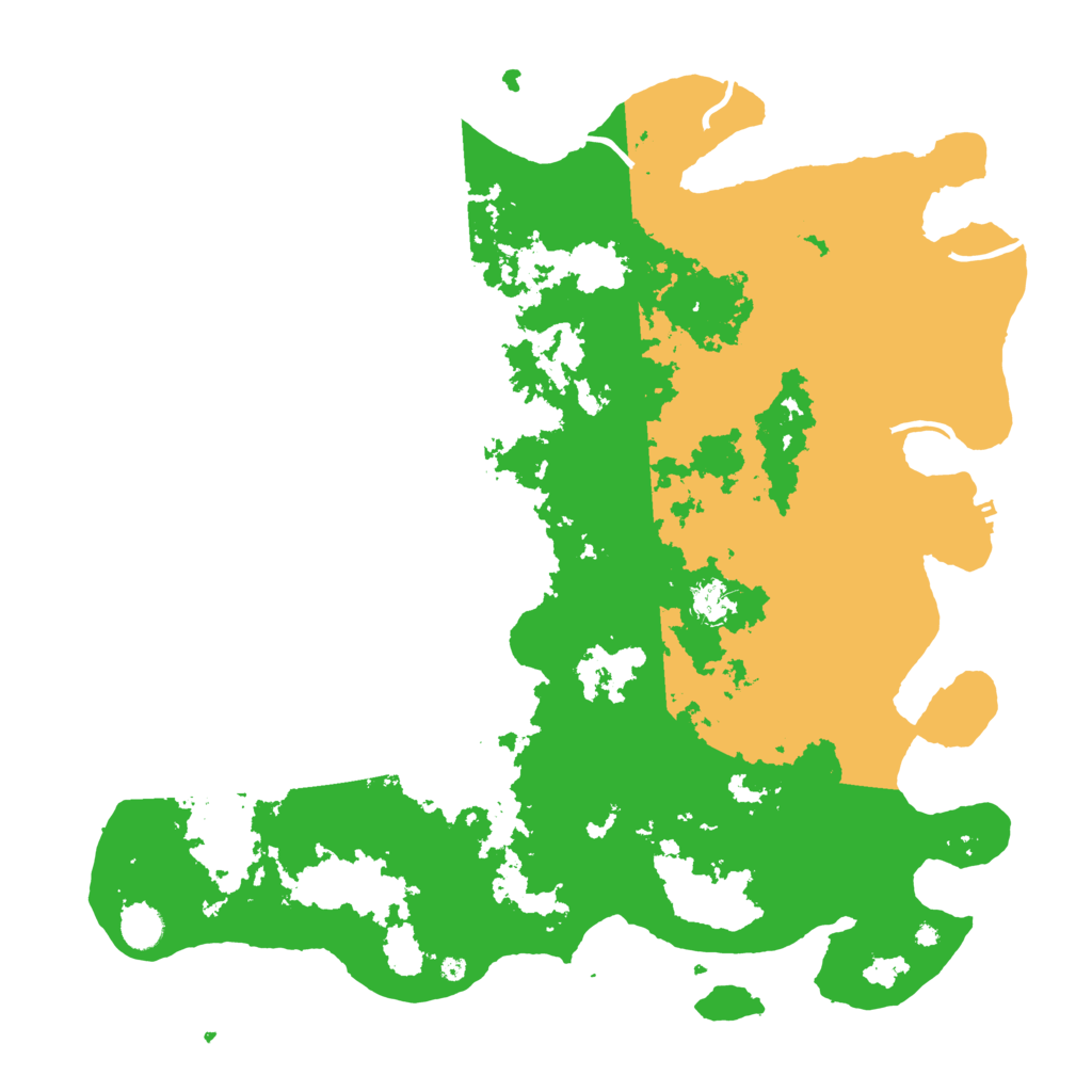 Biome Rust Map: Procedural Map, Size: 4550, Seed: 106