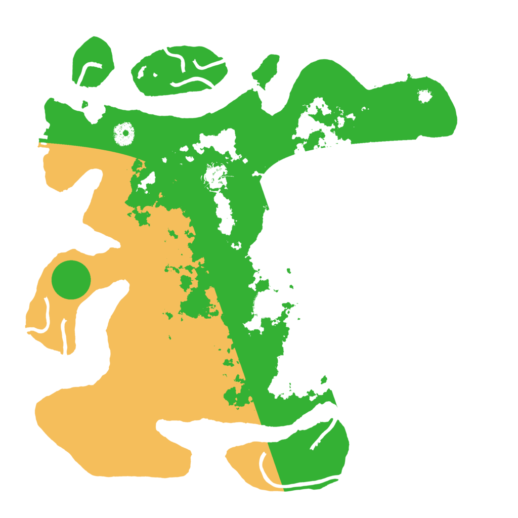 Biome Rust Map: Procedural Map, Size: 3500, Seed: 185754458