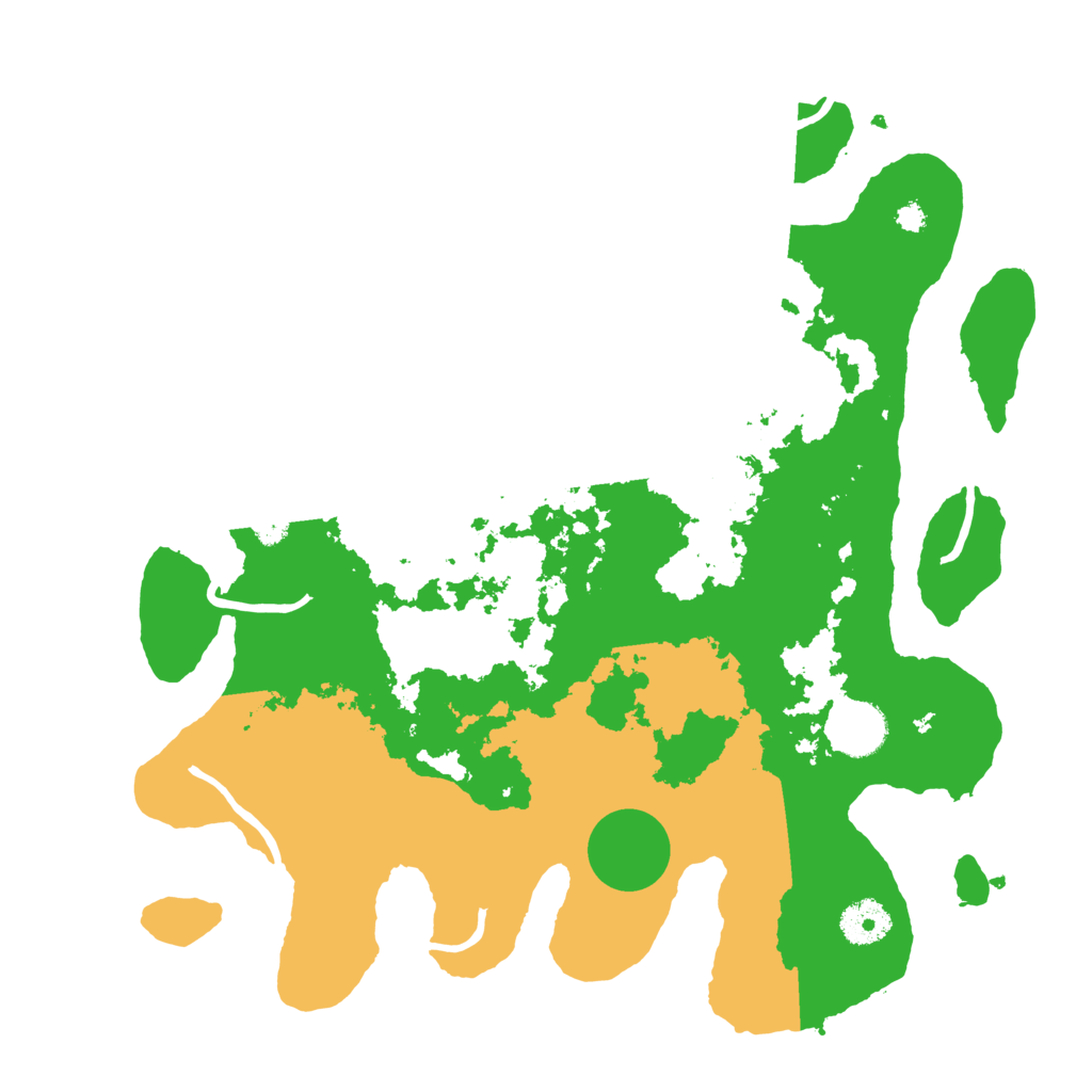 Biome Rust Map: Procedural Map, Size: 3500, Seed: 1410001324