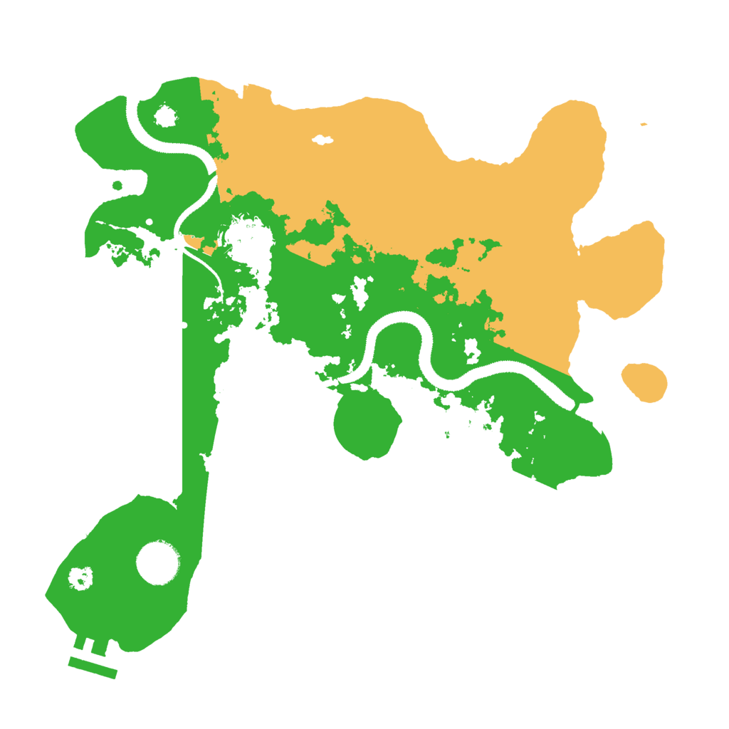 Biome Rust Map: Procedural Map, Size: 3000, Seed: 1293168060