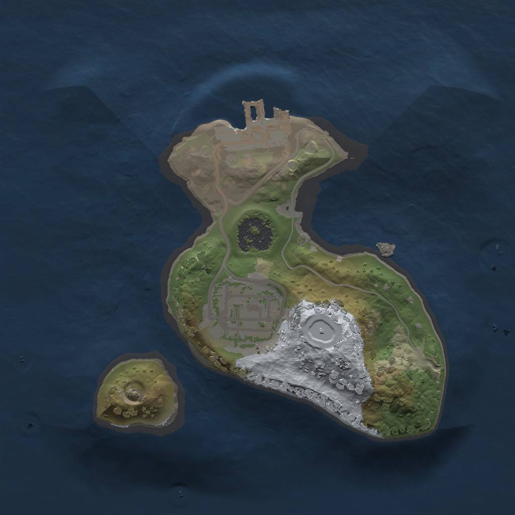 Rust Map: Procedural Map, Size: 1500, Seed: 730, 6 Monuments