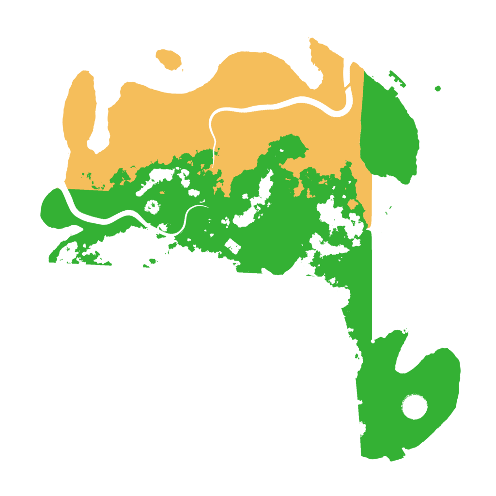 Biome Rust Map: Procedural Map, Size: 3500, Seed: 670218976