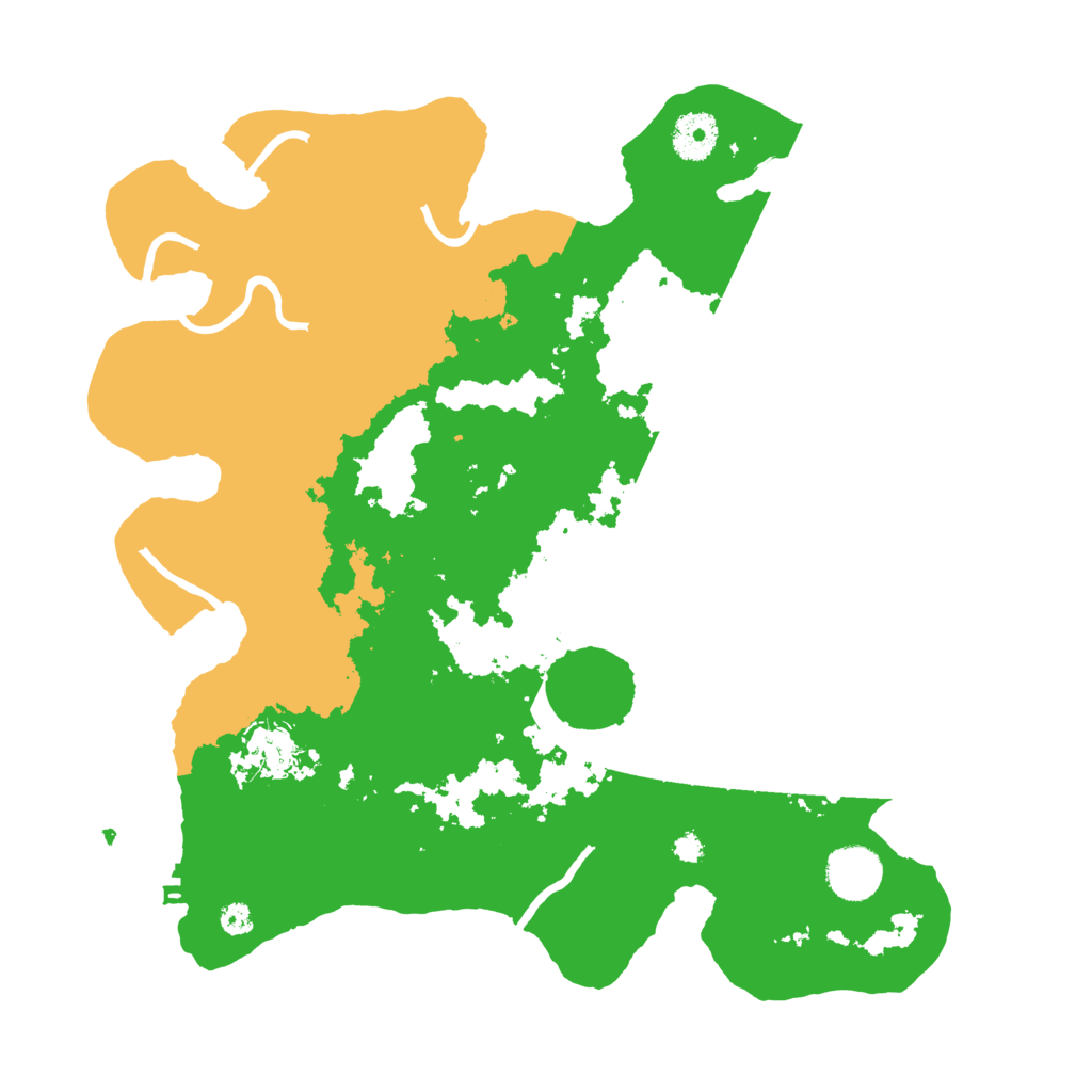 Biome Rust Map: Procedural Map, Size: 3500, Seed: 486552652
