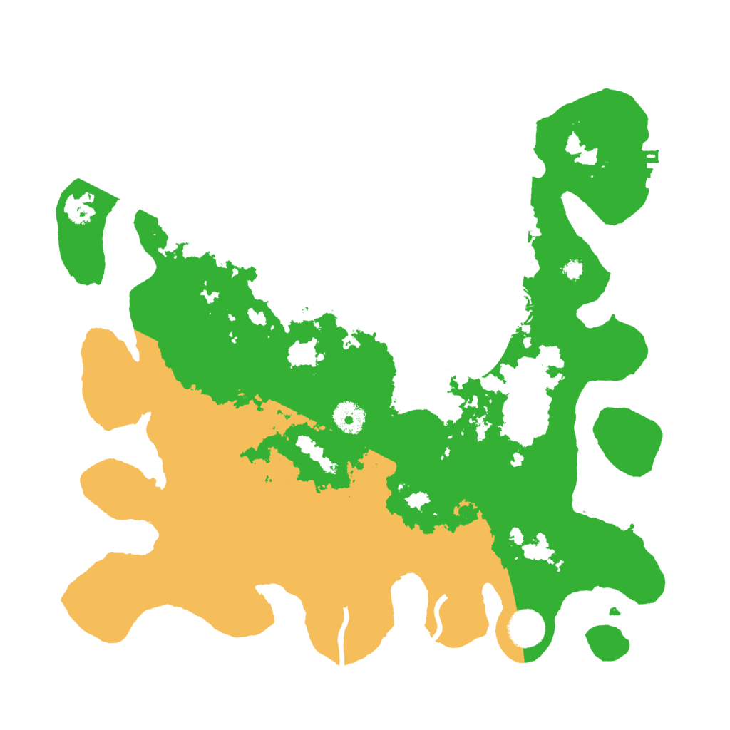 Biome Rust Map: Procedural Map, Size: 3500, Seed: 801799072