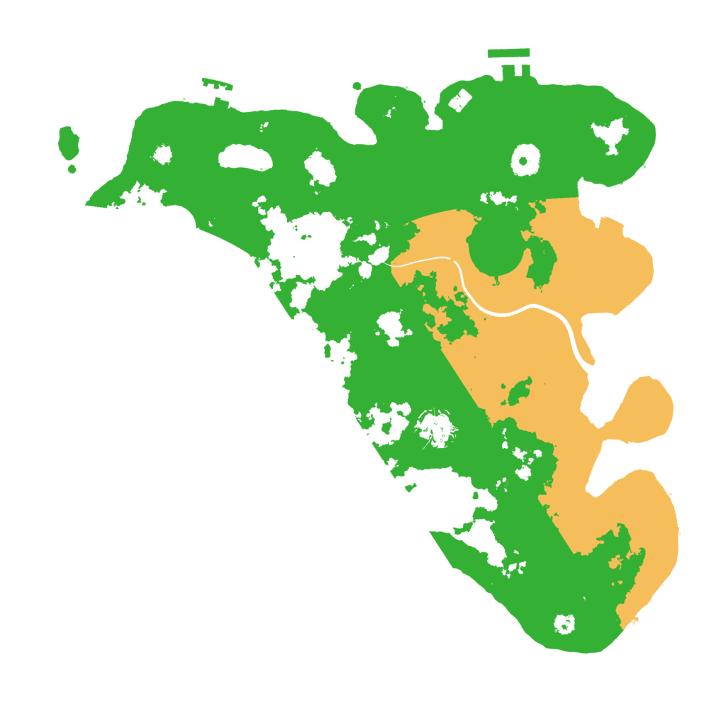 Biome Rust Map: Procedural Map, Size: 3500, Seed: 1085836814