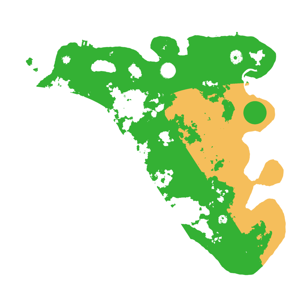 Biome Rust Map: Procedural Map, Size: 3500, Seed: 1085836814