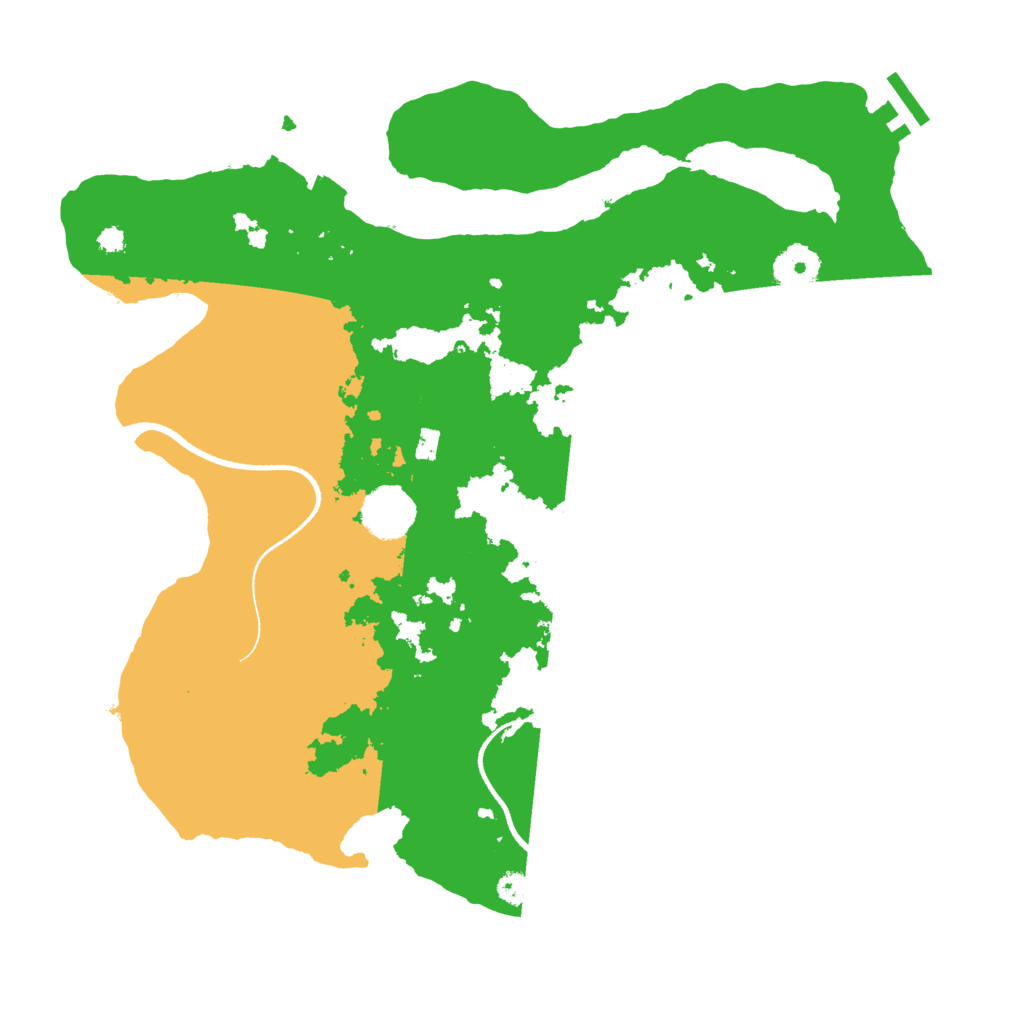 Biome Rust Map: Procedural Map, Size: 3500, Seed: 1614231900
