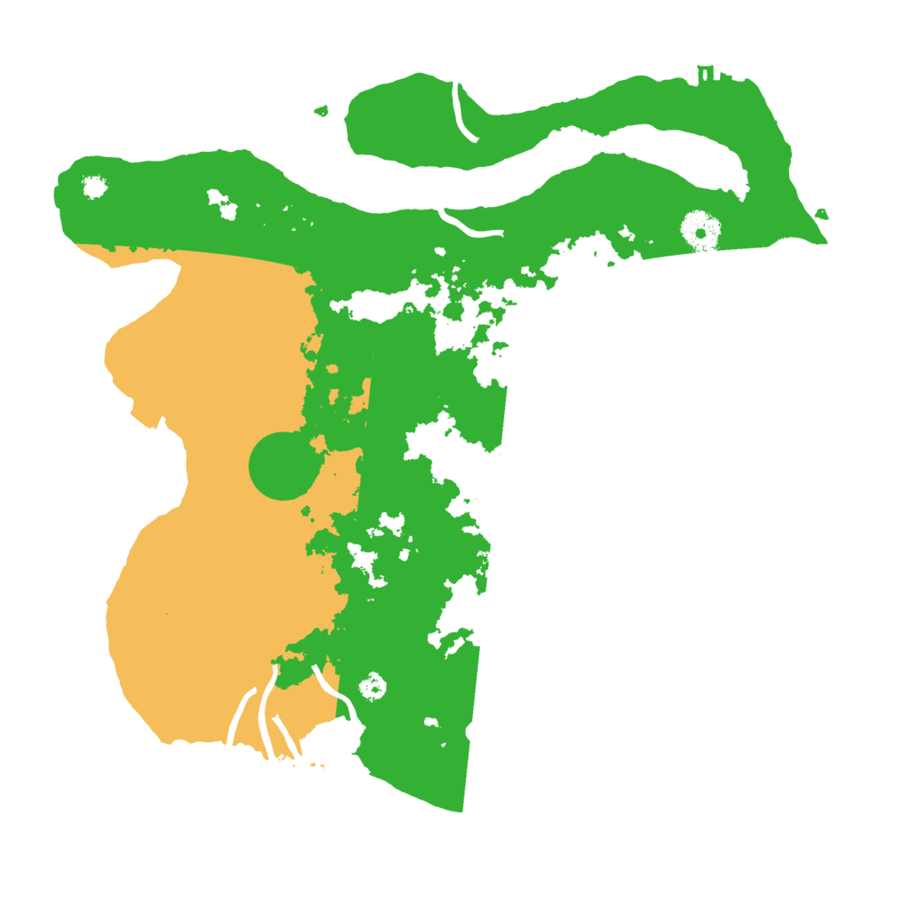 Biome Rust Map: Procedural Map, Size: 3500, Seed: 1614231900