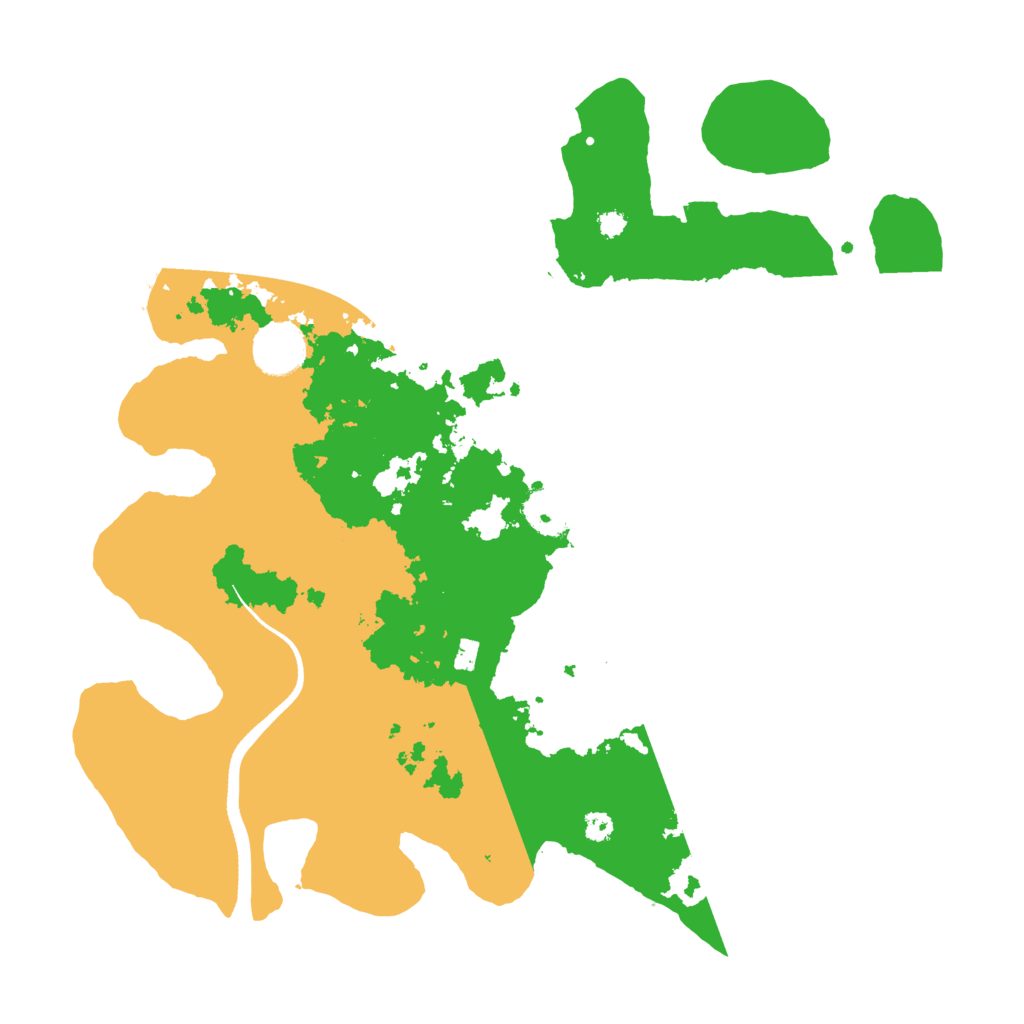Biome Rust Map: Procedural Map, Size: 3500, Seed: 1536712804