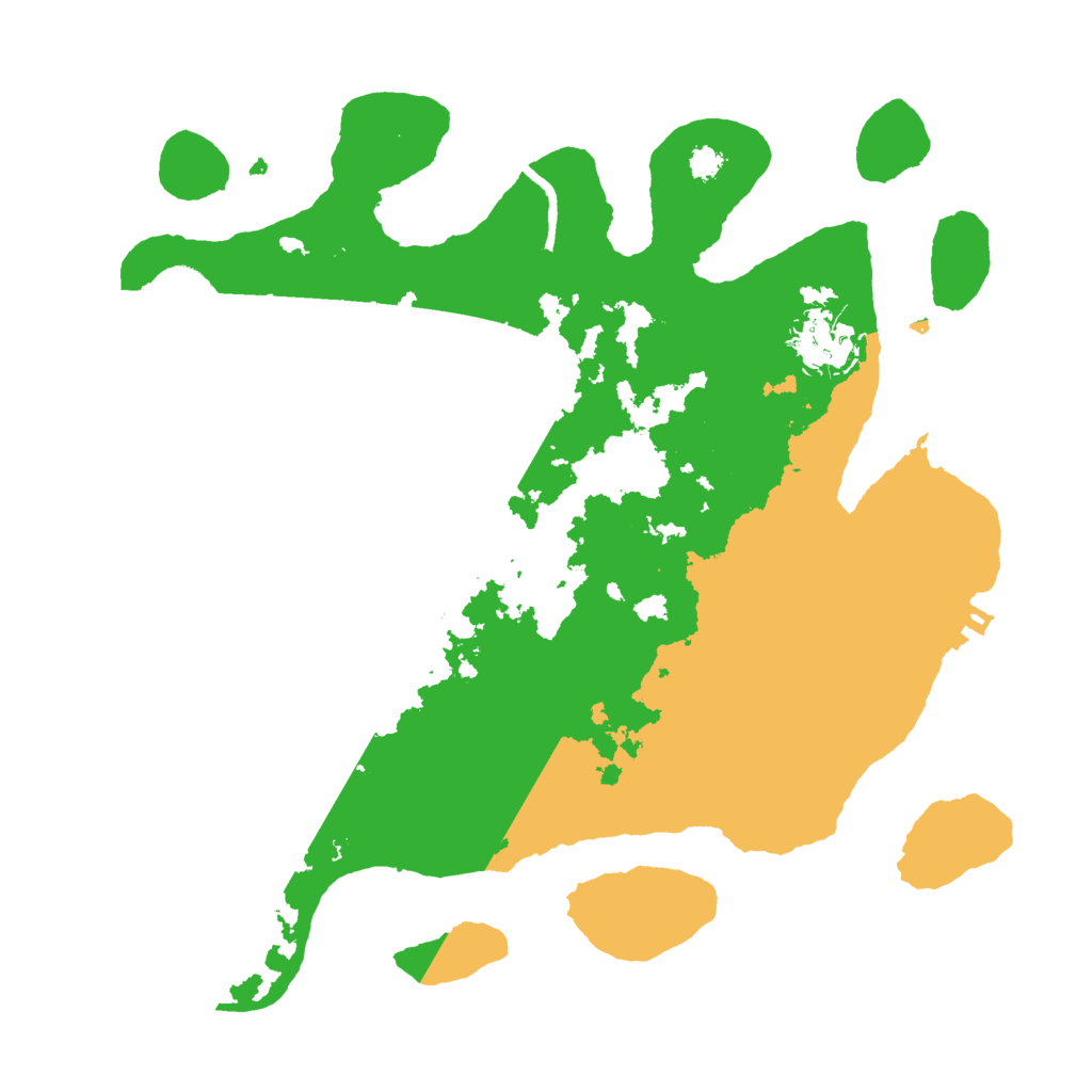 Biome Rust Map: Procedural Map, Size: 3000, Seed: 1218