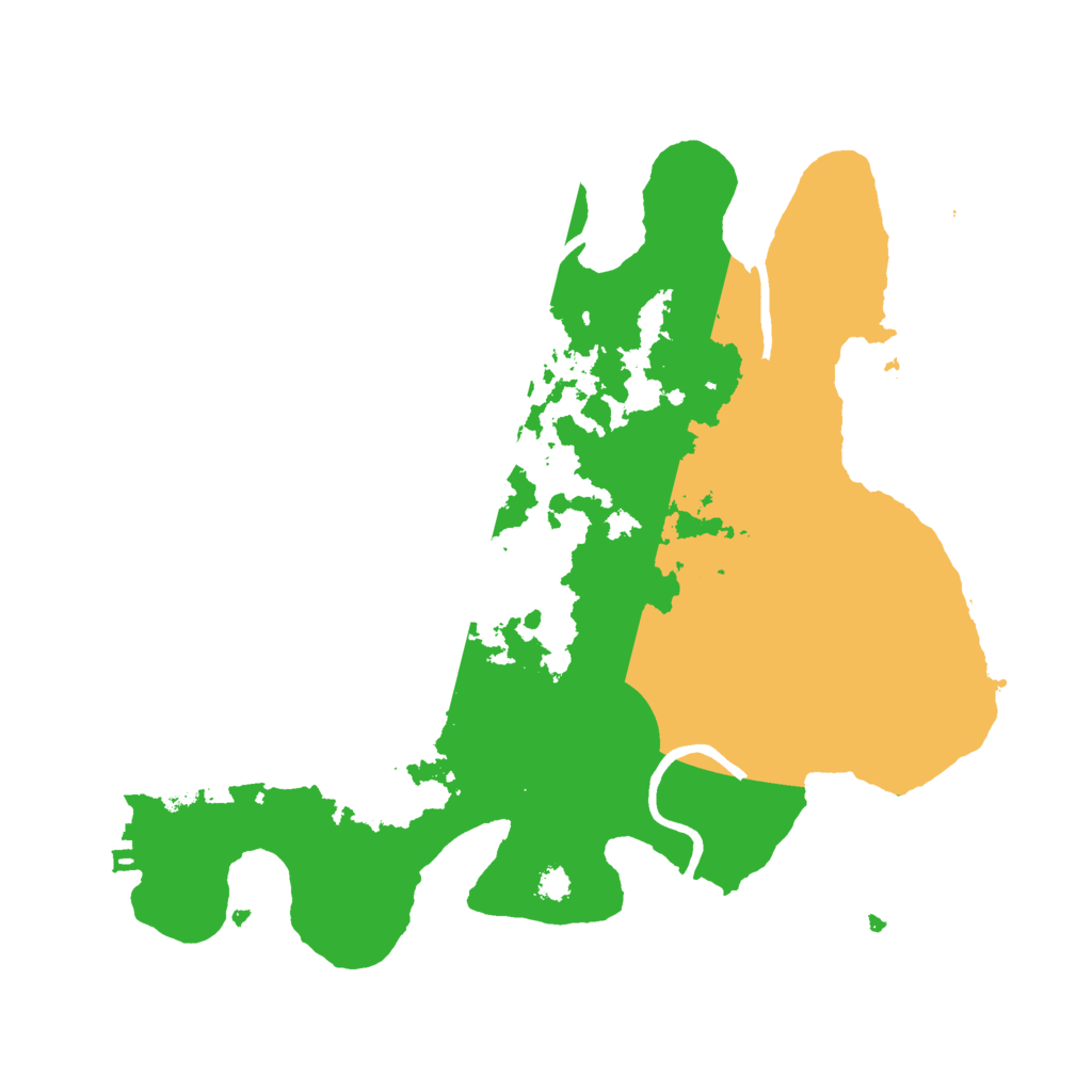 Biome Rust Map: Procedural Map, Size: 3000, Seed: 544587483