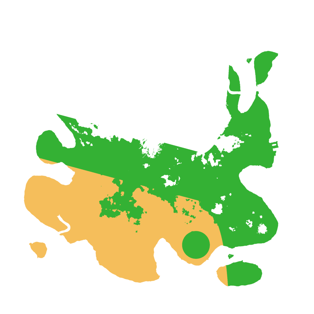 Biome Rust Map: Procedural Map, Size: 3000, Seed: 93217