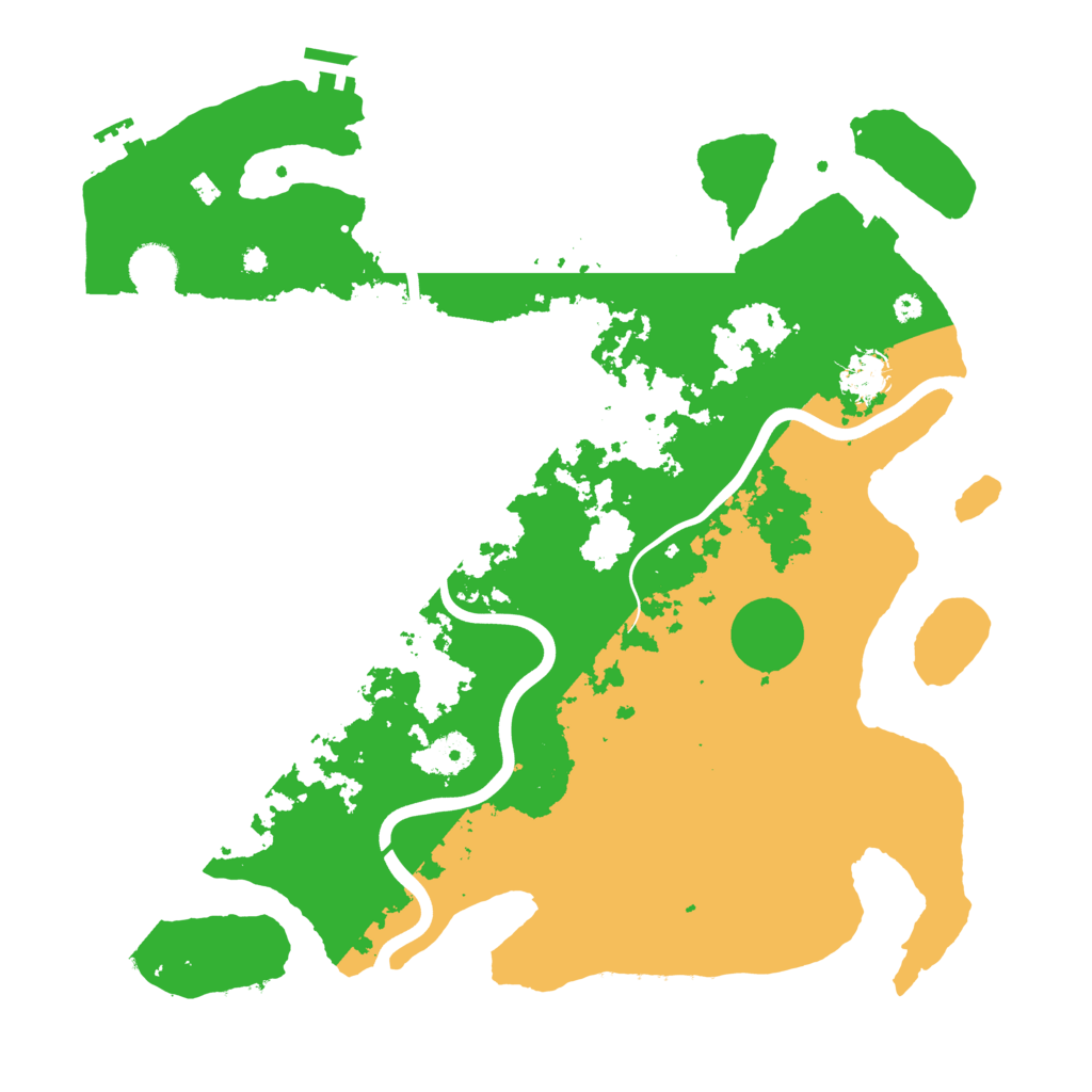 Biome Rust Map: Procedural Map, Size: 3950, Seed: 987465