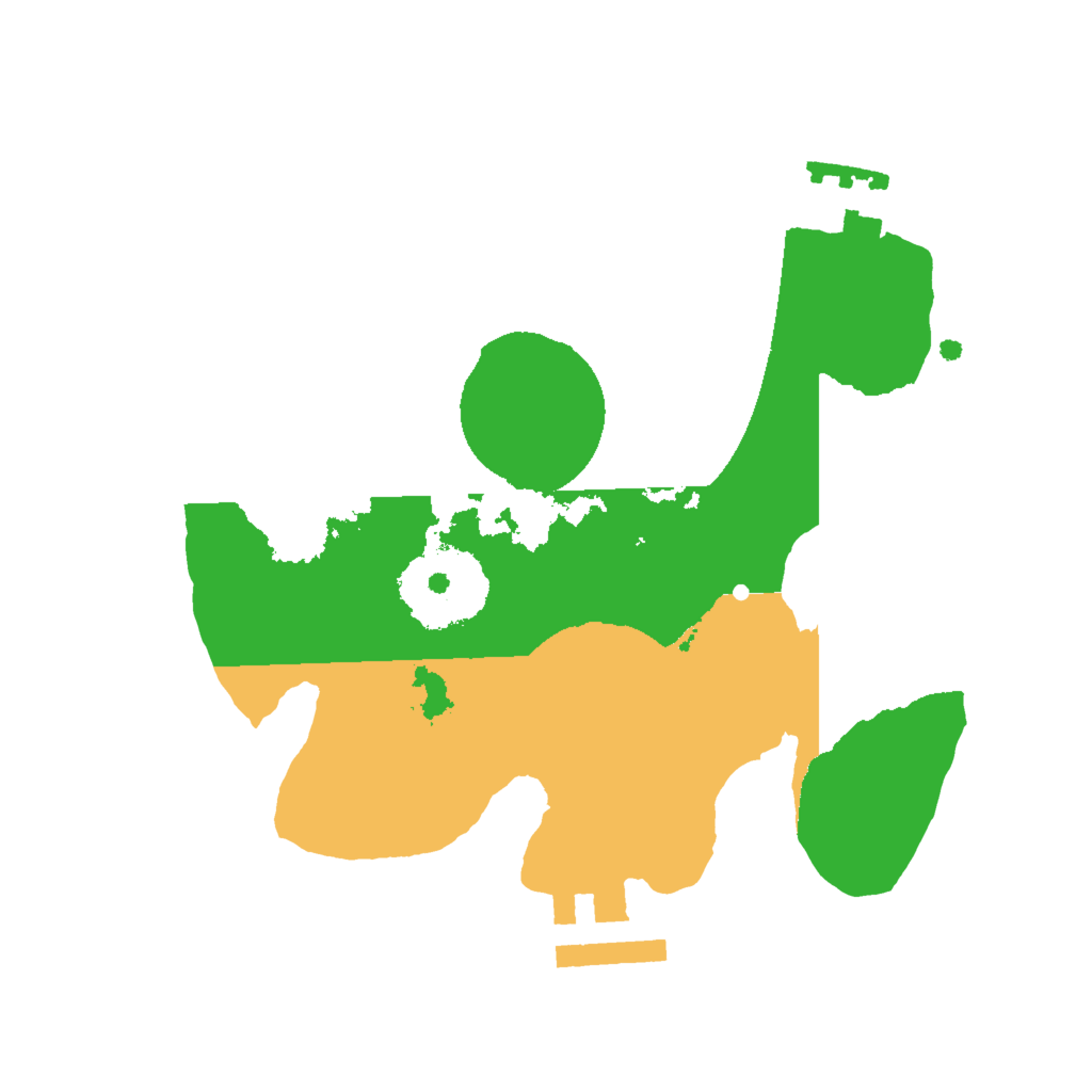 Biome Rust Map: Procedural Map, Size: 2000, Seed: 357347