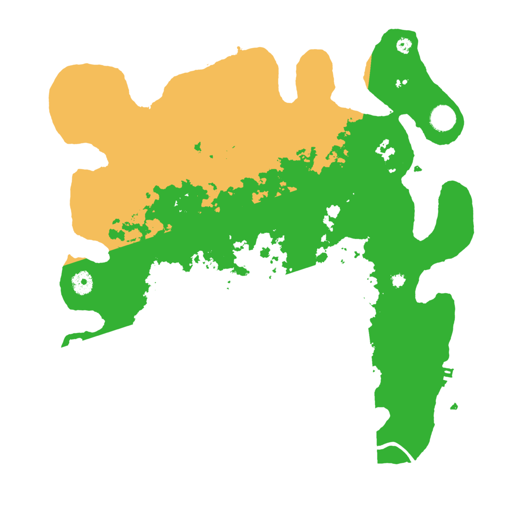 Biome Rust Map: Procedural Map, Size: 3500, Seed: 994230598