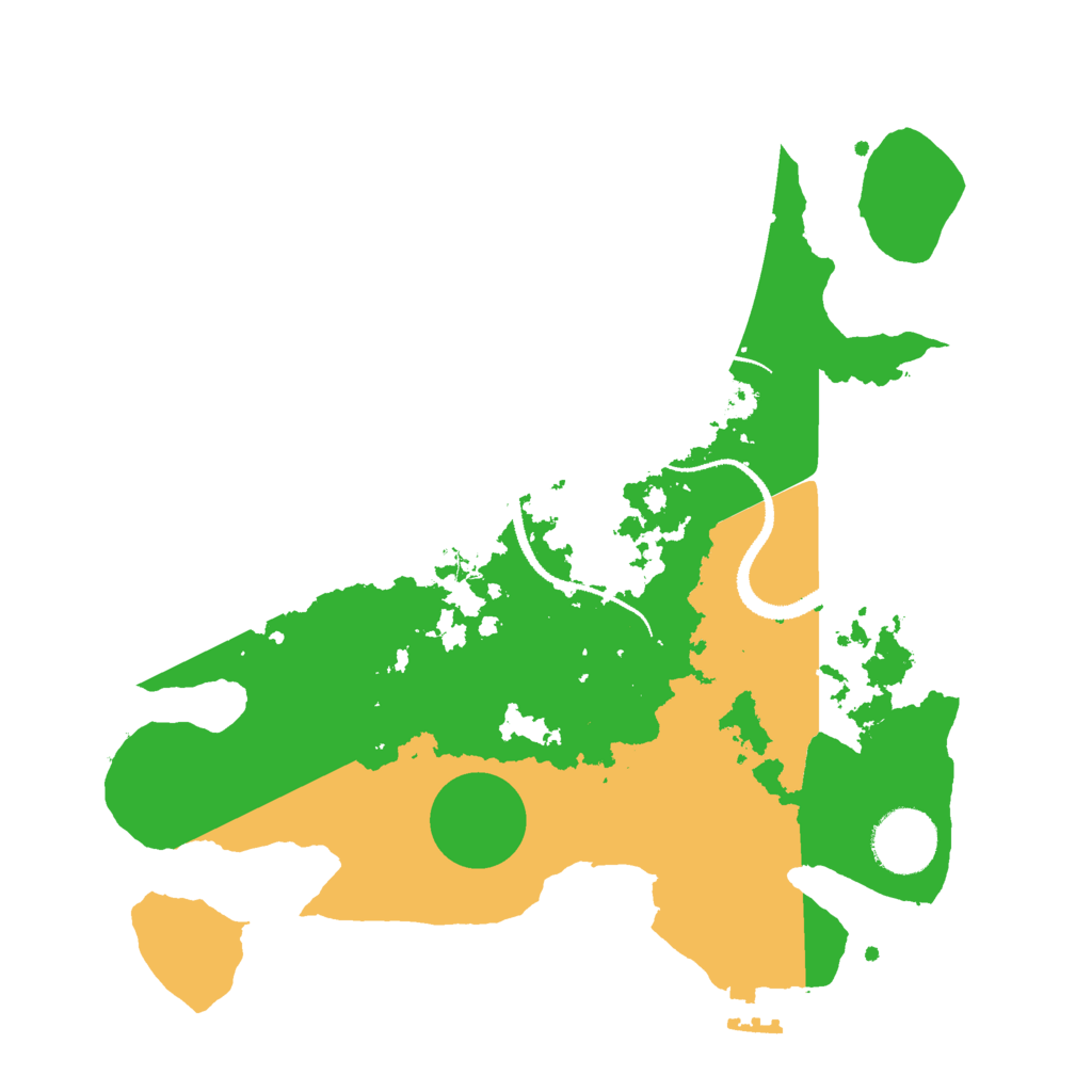 Biome Rust Map: Procedural Map, Size: 3000, Seed: 83878984