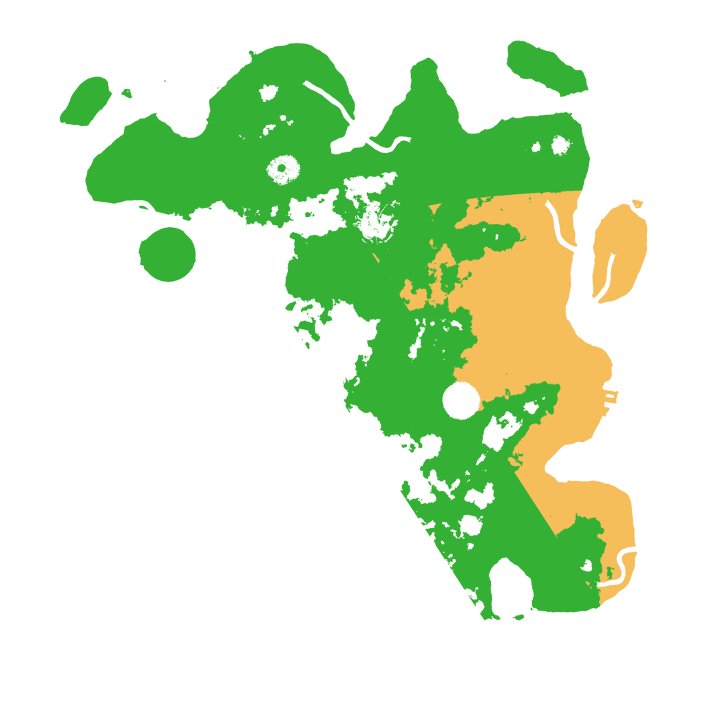 Biome Rust Map: Procedural Map, Size: 3500, Seed: 67371229
