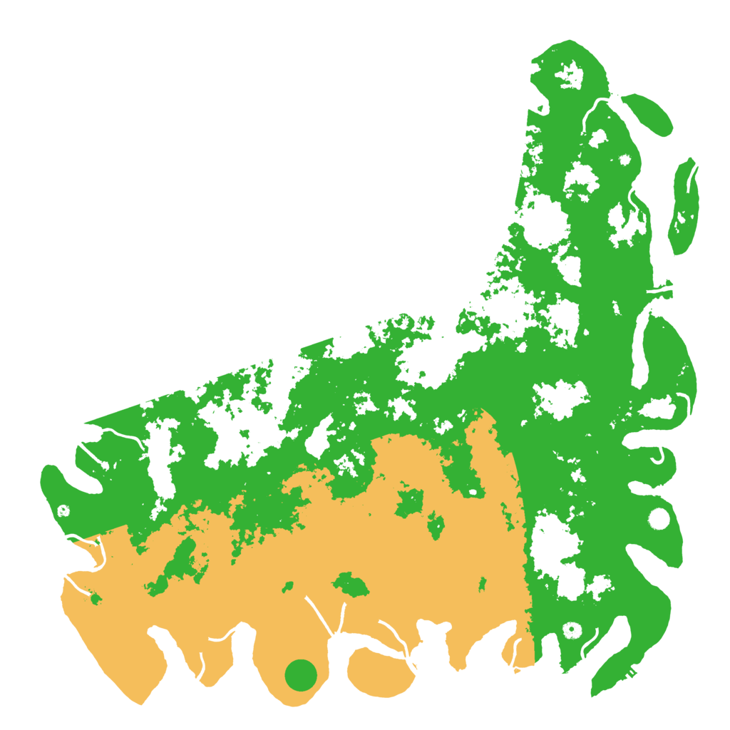 Biome Rust Map: Procedural Map, Size: 6000, Seed: 1159298123