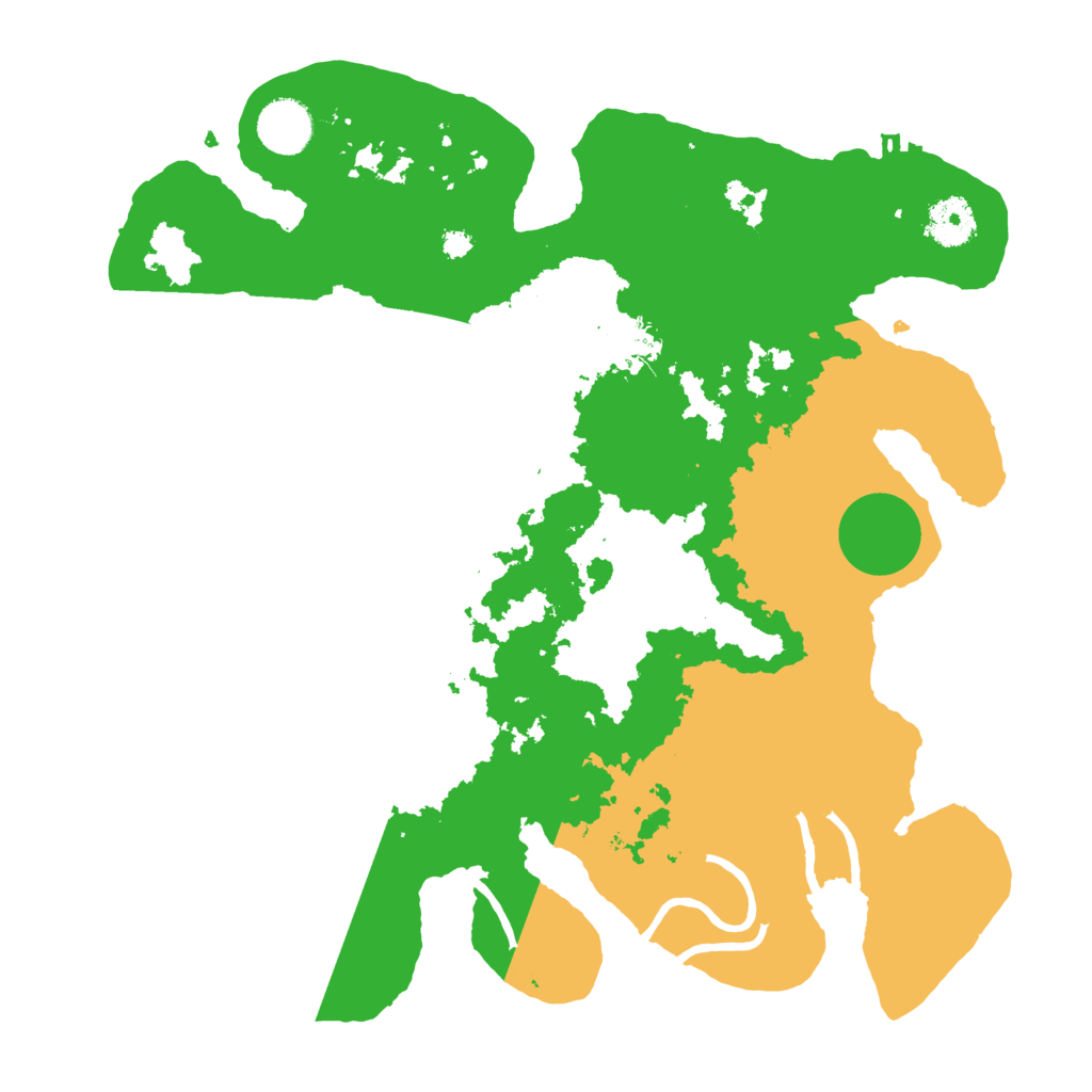 Biome Rust Map: Procedural Map, Size: 3500, Seed: 599703632