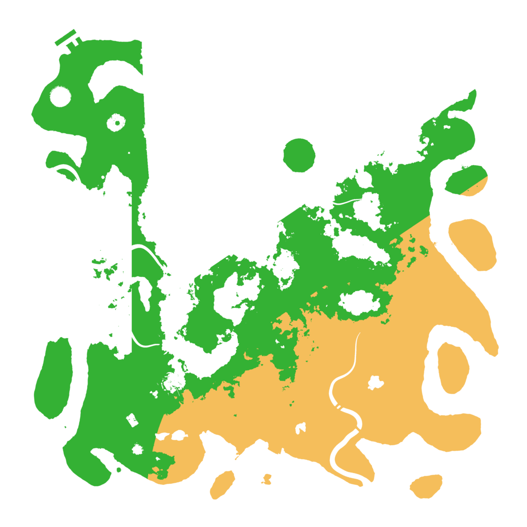 Biome Rust Map: Procedural Map, Size: 4500, Seed: 2011984214