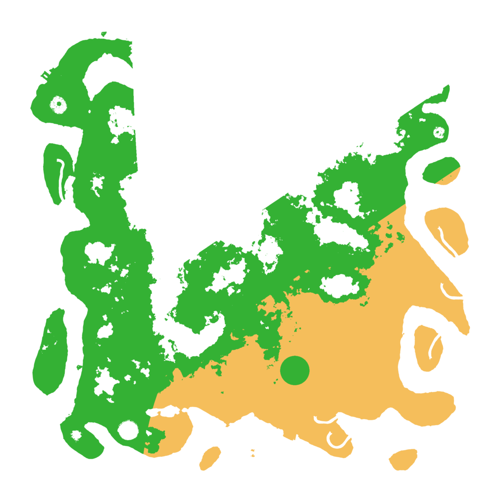 Biome Rust Map: Procedural Map, Size: 4500, Seed: 2011984214