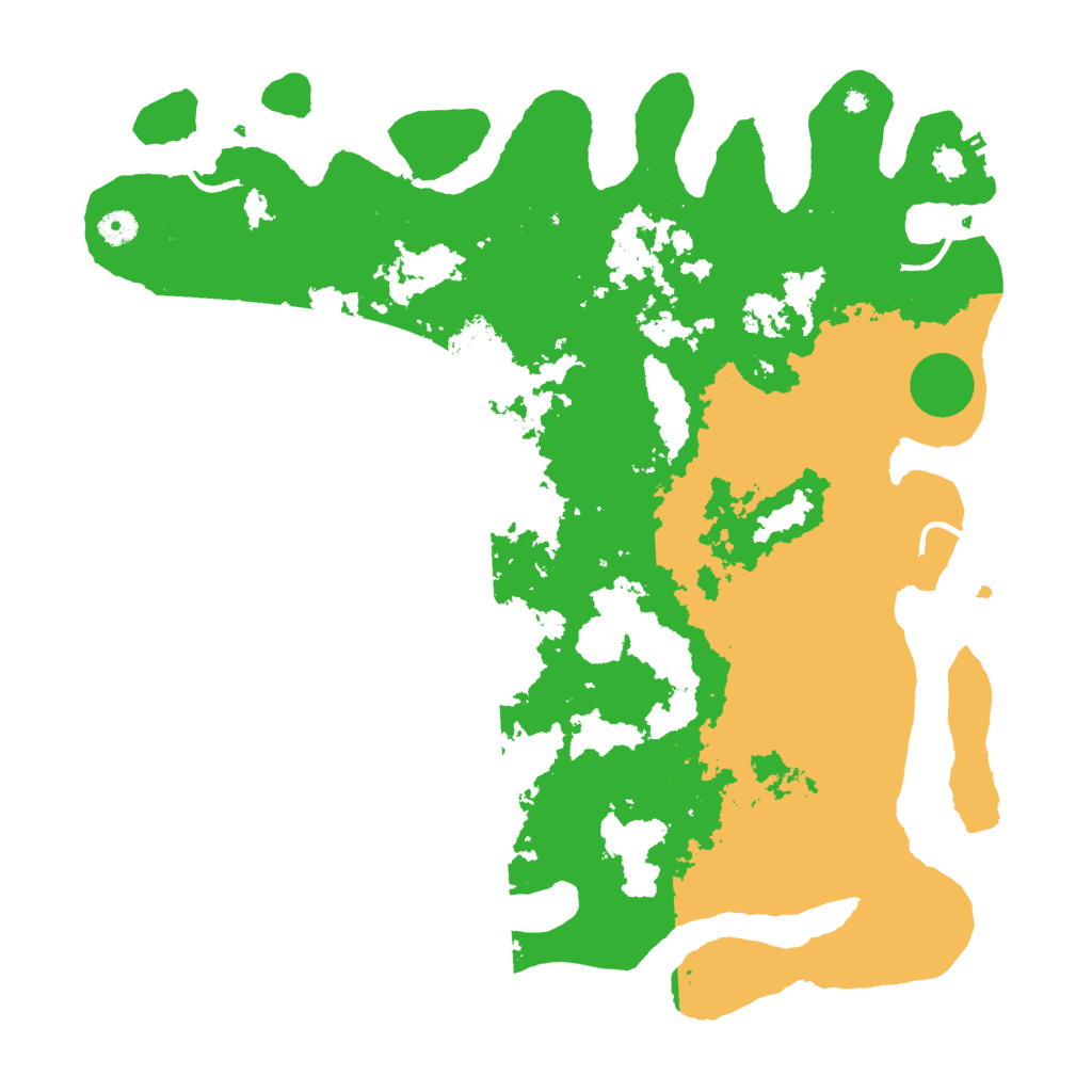Biome Rust Map: Procedural Map, Size: 4500, Seed: 1861777260