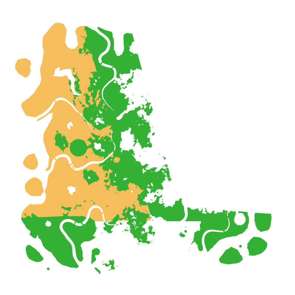 Biome Rust Map: Procedural Map, Size: 4500, Seed: 860235482