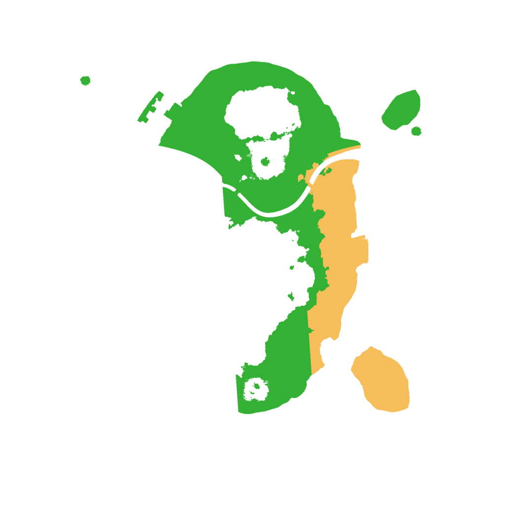 Biome Rust Map: Procedural Map, Size: 2100, Seed: 100