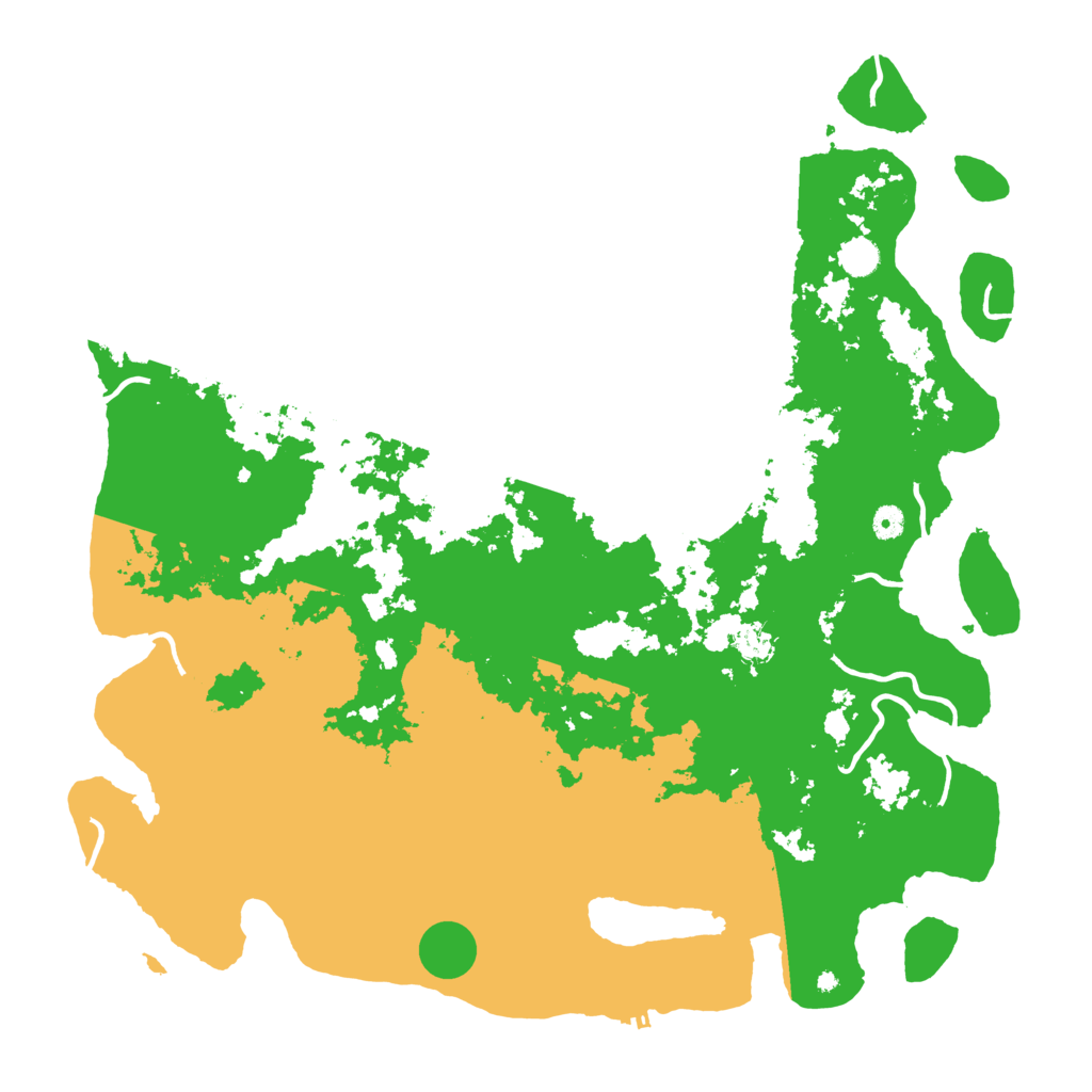 Biome Rust Map: Procedural Map, Size: 5000, Seed: 32973469