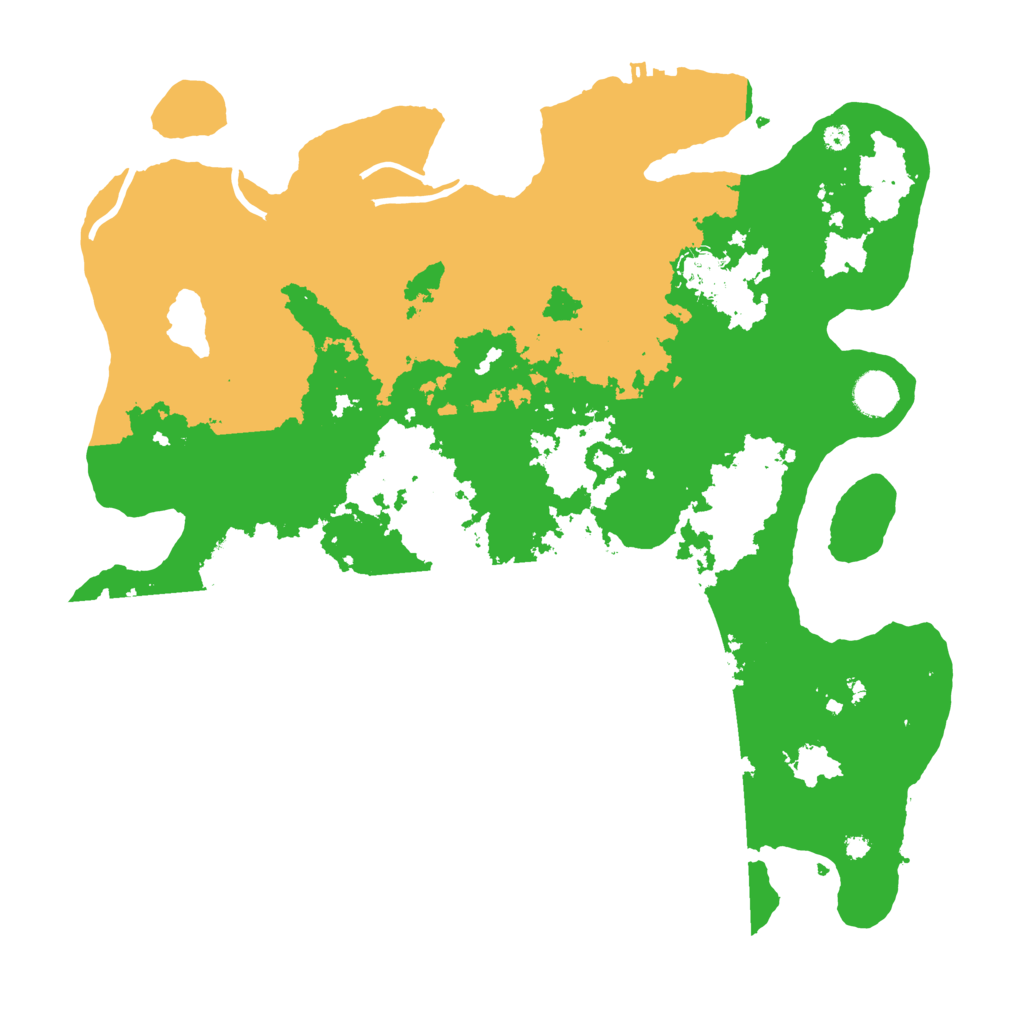 Biome Rust Map: Procedural Map, Size: 4000, Seed: 261216