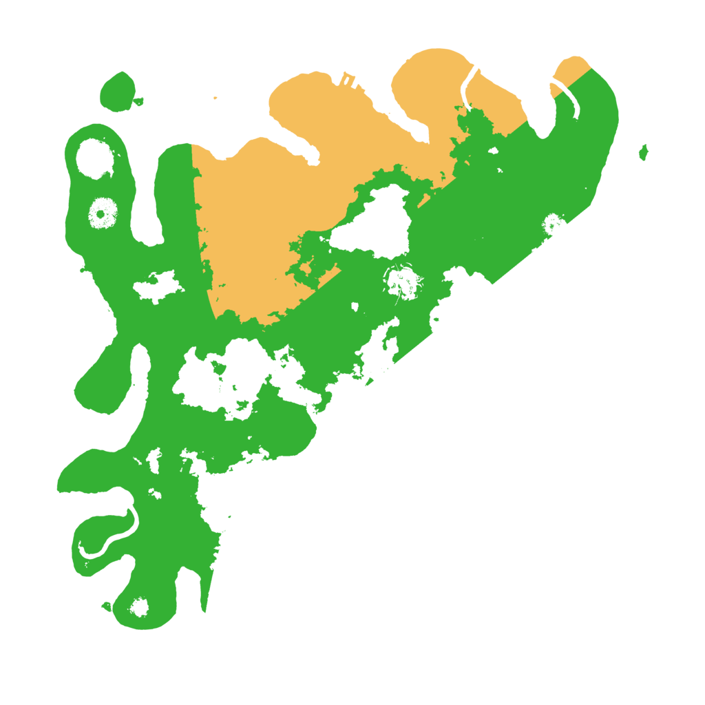 Biome Rust Map: Procedural Map, Size: 3500, Seed: 364291142