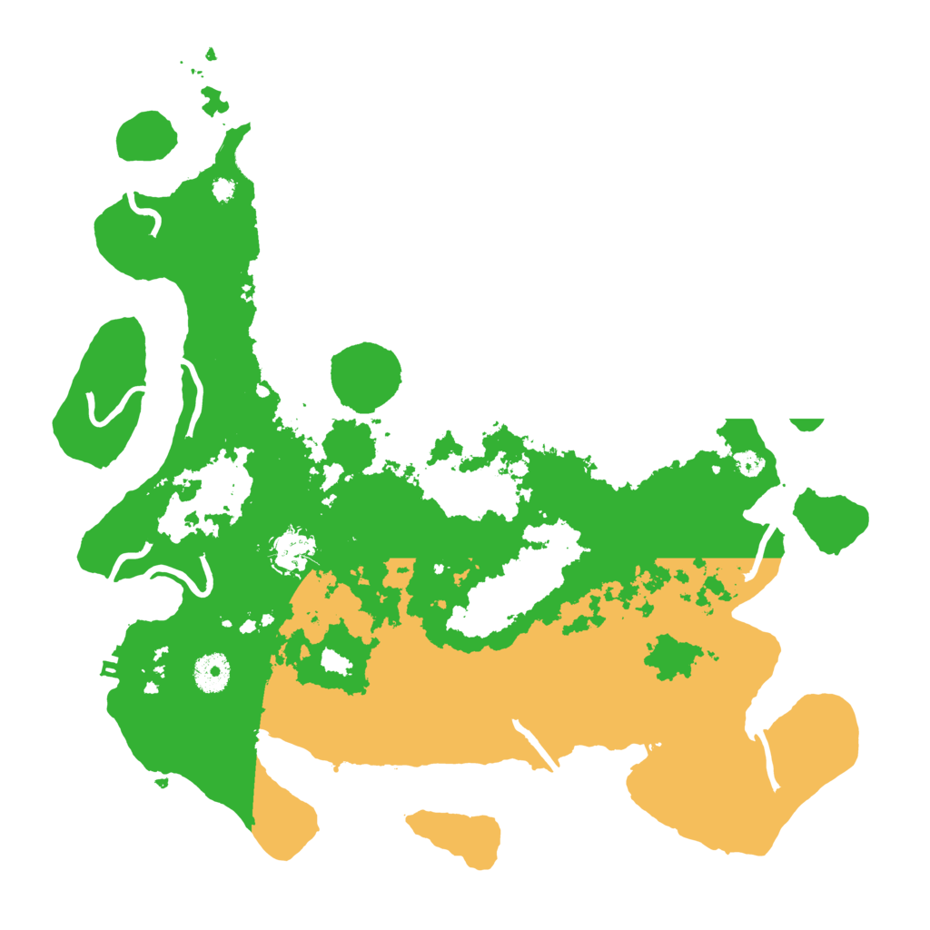 Biome Rust Map: Procedural Map, Size: 3700, Seed: 988554