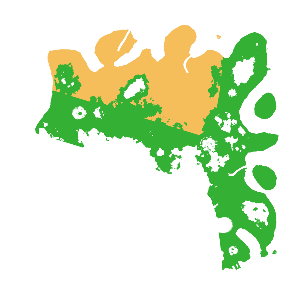 Biome Rust Map: Procedural Map, Size: 3500, Seed: 1858447068