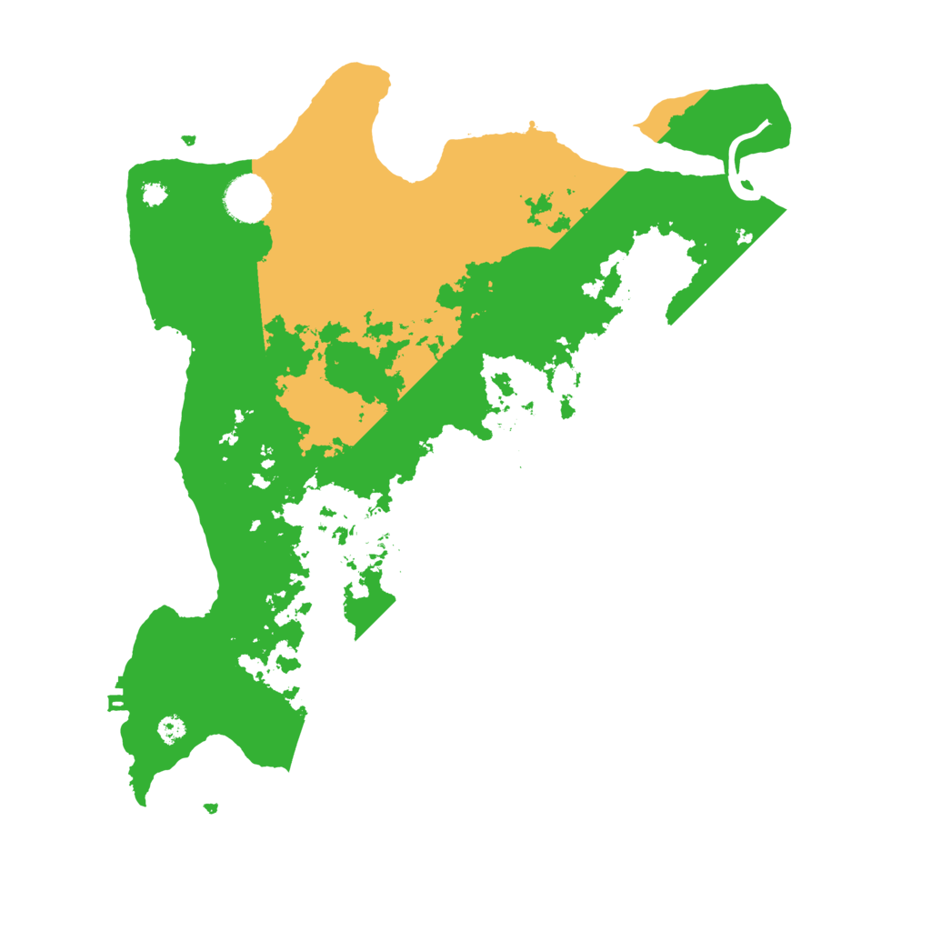 Biome Rust Map: Procedural Map, Size: 3500, Seed: 79601064