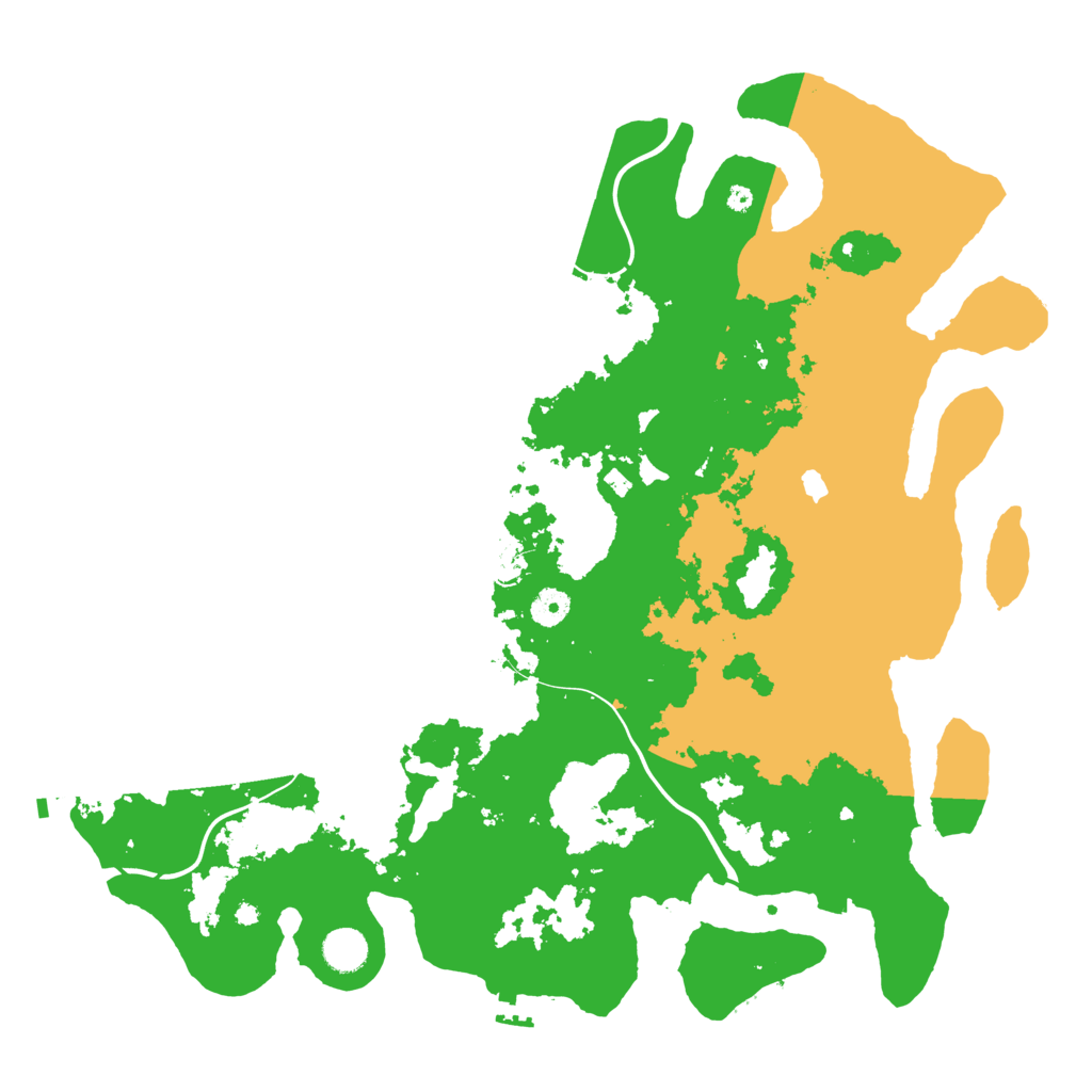 Biome Rust Map: Procedural Map, Size: 4300, Seed: 51555567