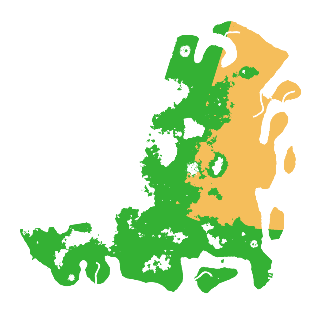 Biome Rust Map: Procedural Map, Size: 4300, Seed: 51555567