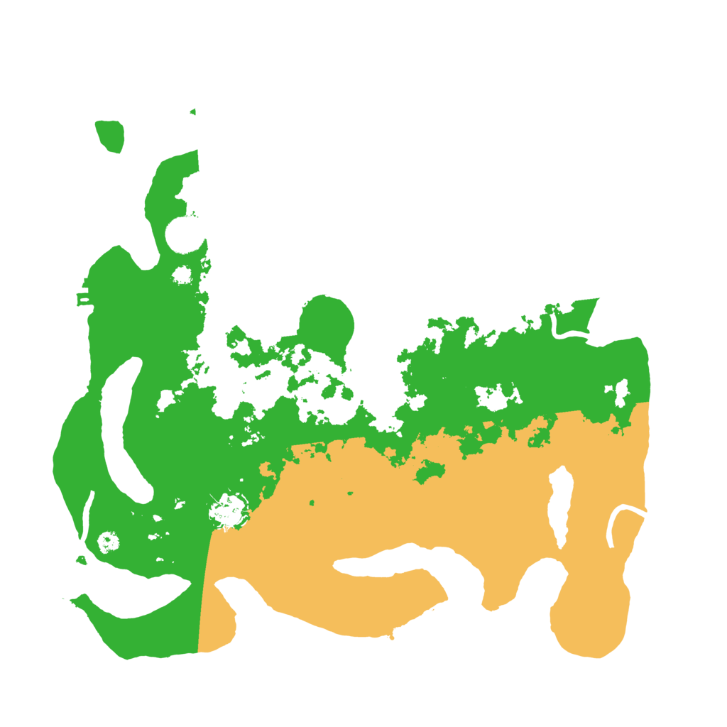 Biome Rust Map: Procedural Map, Size: 3500, Seed: 128474275