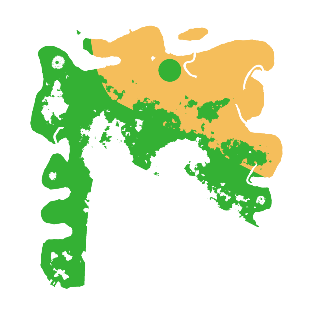 Biome Rust Map: Procedural Map, Size: 3700, Seed: 971867