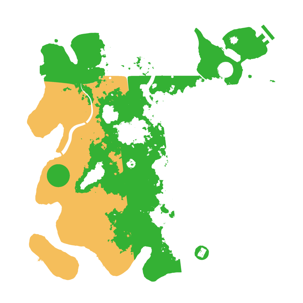 Biome Rust Map: Procedural Map, Size: 3500, Seed: 93021714