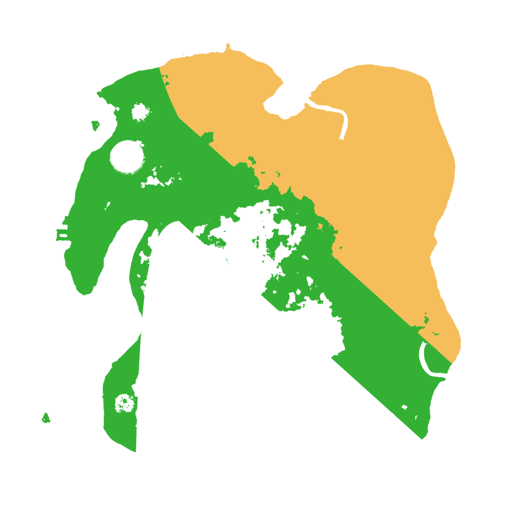 Biome Rust Map: Procedural Map, Size: 2700, Seed: 566