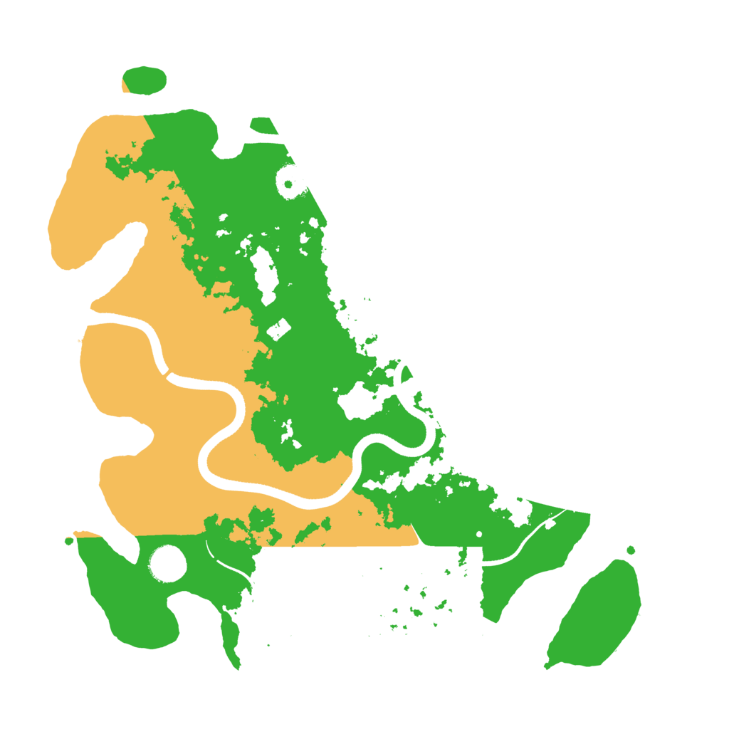 Biome Rust Map: Procedural Map, Size: 3500, Seed: 1165716545